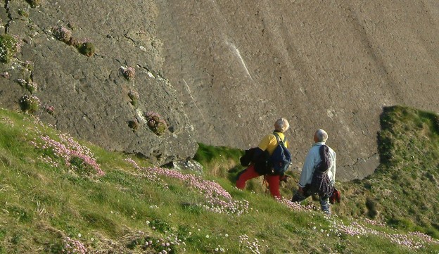 Klippenklettern in Irland 2004