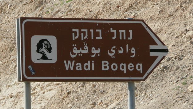 Wandern im Wadi Boqeq